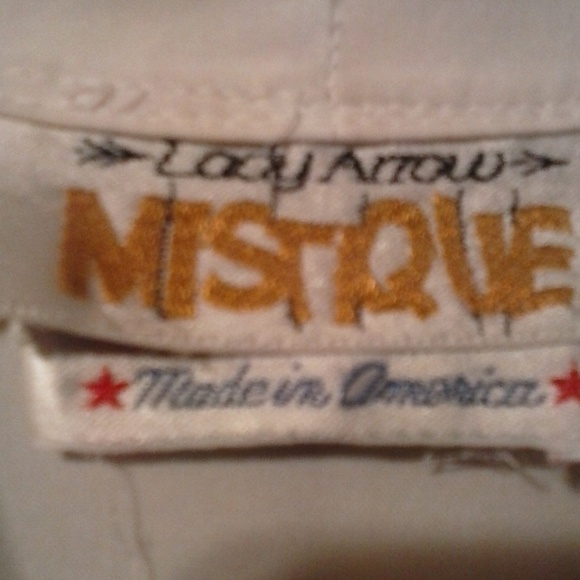 *LADY ARROW MYSTIQUE WHITE SILKY BLOUSE - Picture 2 of 6